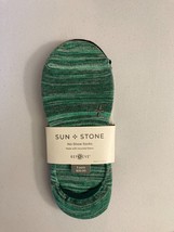 Sun + Stone Men&#39;s 3-Pk. No-Show Socks Green Multi Size  7-12 Sock Size 1... - $12.99