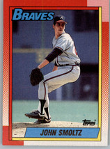 1990 Topps 535 John Smoltz  Atlanta Braves - £2.35 GBP