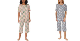 Disney Womens 2 Piece Capri Pajama Set - £23.62 GBP