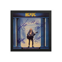AC/DC signed Who Made Who album Cover Reprint - £60.09 GBP