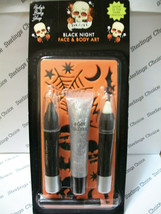 Hedy&#39;s Body Shop Dazzle Face &amp; Body Art Black Night - $127.63 MXN