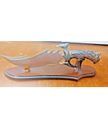 Dragon knife Flame Bowie Knife DAGGER Ornately Decorative Collectible w/... - $35.00
