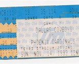 1993 Dallas Cowboys v Phoenix Cardinals Ticket Stub Texas Stadium Irving  - $13.86
