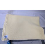 Cozy JE Morgan Yellow Thermal Waffle Weave Baby Blanket USA About 34x30 ... - $29.95