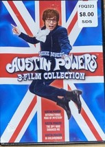 Austin Powers 3 Film Coll. NEW DVD - Man Of Mystery - Spy Who Shagged Goldmember - £3.89 GBP