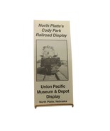 Vintage North Platte Cody Park Railroad Display Flyer Train Displays In ... - $7.85