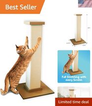 Ultimate Scratching Post – Beige, Large 32 Inch Tower - Sisal Fiber, Sim... - $142.54