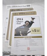 (4) GMT 1914 Glory&#39;s End Board Game Rulebook And Sheets - €25,67 EUR