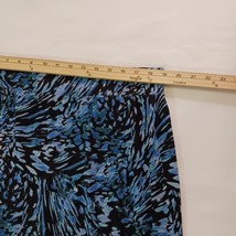 Dana Buchman Women's Black & Blue Elastic Waist Pull On Skirt Size XL image 10