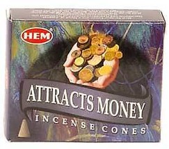 Attracts Money HEM cone 10 cones - $15.99