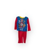 Paw Patrol Toddler Boys Pajamas 2 Pc PJ Set 3T COTTON Red Nickelodeon - £9.90 GBP