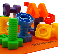 Toddler Tools Set for Sensory &amp; Physical Therapy Nuts and Bolts, 24 Pc Education - £34.21 GBP