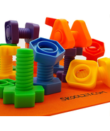 Toddler Tools Set for Sensory &amp; Physical Therapy Nuts and Bolts, 24 Pc E... - £34.18 GBP