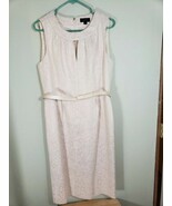 TAHARI ASL Short Sleeve Embellished Neck Dress Woman Size 12 - $51.39 CAD