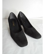 NWOB Naturalizer Black Suede Pumps Womens Sz 9M 2.5&quot; heel - $47.99