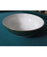 Zsolnay Hungary Round Bowl Green/Compatible with White With Gold Accent ... - $1,457.67 MXN