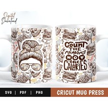 Cricut Mug Press Svg, Mug Wrap Sublimation,Mug Press Sublimation Infusible sheet - £3.10 GBP