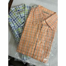 2 Peter MILLAR CASUAL button down long sleeve cotton men’s shirts XL 17.5 36 - $99.00