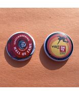 Skateboarding Hall Of Fame &amp; Museum Souvenir Pin Pinback Lot Of Two Skat... - $19.79