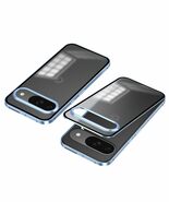 case For Google Pixel 7 (Color: BLUE) Magnetic Metal Side Bumper Matte C... - $142.34 CAD