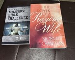 Lot Of Two Religious Books The Power Of  A Praying Wife &amp; Military Bible... - $6.44