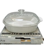 French White Corning Ware Oval 4 L Casserole Lidded Box F14 1985 Unused - $111.81