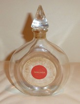 Vintage Guerlain Shalimar 3 FL. OZ. Empty Perfume Bottle - £19.46 GBP