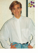 Chad Allen Alyssa Milano teen magazine pinup clipping white shirt older 90&#39;s Bop - £2.75 GBP
