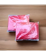 Lot of 2 DELTA Airlines Blanket Red Airplane Travel Lap Blanket 45&quot; x 56... - $23.95