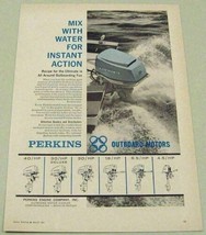 1963 Print Ad Perkins 40 HP Outboard Motors Made in Detroit,MI - $13.98