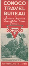 1936 CONOCO TRAVEL BUREAU CONTINENTAL OIL CO. MAP - $6.51