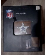 NFL Dallas Cowboys Pilsner Beer Serving Set w/ Wood Case (Officially Lic... - $1,858.14 MXN