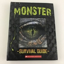 Scholastic Monster Survival Guide Book Spiral Urban Legends Mothman Death Worm - £11.66 GBP