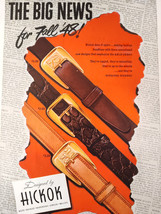 1948 Original Esquire Art Advertisements HICKOK Mens Style Park Tilford ... - $6.48