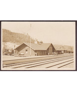 Lake Louise Railroad Station Depot Alberta, Canada RPPC Real Photo Postcard - €13,43 EUR