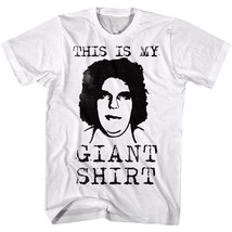 Andre the Giant Men&#39;s T Shirt This is My Giant Shirt Funny Slogan OBEY Face Top - £22.28 GBP+