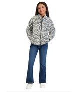 Pacific Trail Girls Boys Jacket Gray Grey Leopard Pockets Fleece Plush F... - $708.86 MXN