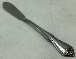 Oneida ABOR ROSE Stainless TRUE ROSE Master Butter Knife 6 3/4&quot; 1881 Rogers  - £6.09 GBP