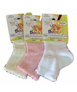 3 Pairs Short Socks Girl Silk Cotton Mulberry Art. 308 Made Italy - $136.45 MXN+