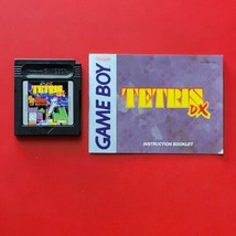 Game Boy Color Tetris DX with Manual Nintendo GBC Authentic Saves Nice Condition - £36.75 GBP