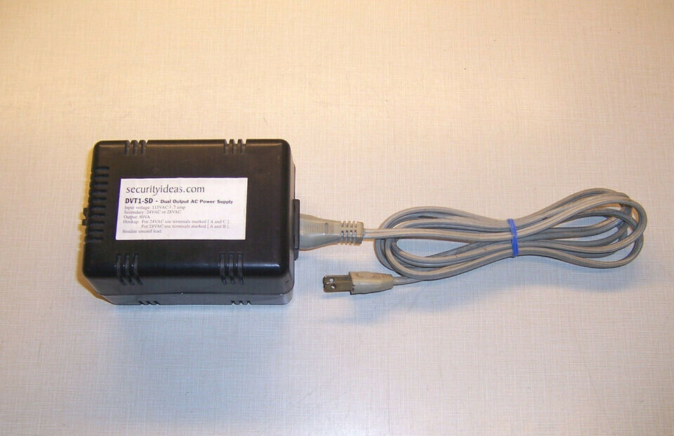 Securityideas.com model DVT1-SD Dual Output AC power supply, 24/28VAC - $3.46
