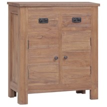 vidaXL Solid Teak Colonial Sideboard, 25.6 x 11.8 in, Storage Cabinet - $317.65 CAD