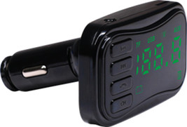 Naxa NA-3033 Wireless FM Transmitter +Bluetooth 4.2 +USB/SD/FM/AUX +LED ... - £18.97 GBP