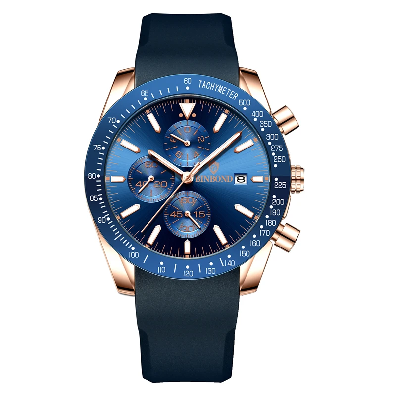   Man Watch High Quality Waterproof   Men&#39;s Wristwatch Leather Men  Casual Clock - £86.68 GBP