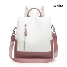 Fashion Women PU Leather Backpack School Bags For Girls Travel Anti-Theft Backpa - £29.27 GBP