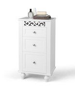 3-Drawer Freestanding Bathroom Storage Cabinet with Anti-toppling Device... - £138.48 GBP