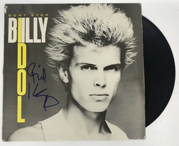 Billy Idol Signed Autographed &#39;&#39;Don&#39;t Stop&#39;&#39; Record Album - £101.68 GBP
