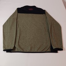 Under Armour Men's M Green & Black 1/4 Zip Pullover Sweatshirt Loose Coldgear image 2