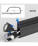 Under Desk Wire Rack Cable Organizer Computer Storage Slot Hidden Cord M... - $21.00