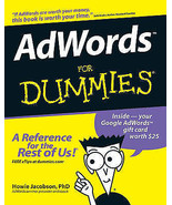 AdWords For Dummies by Howie Jacobson [Paperback]New Book. - £7.06 GBP